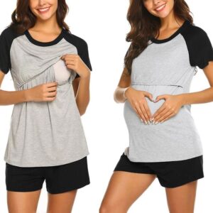Mamabloom Breastfeeding Maternity Pajamas Shorts