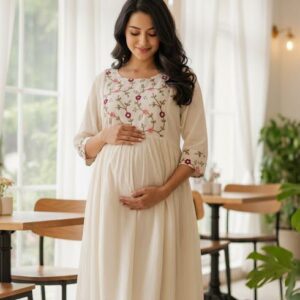 Ethnic Floral embroidery Kurti