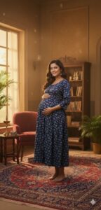 Anaya Block Print Maternity Wear