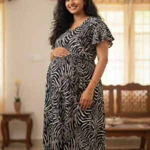 Printed Feeding Maxi -Half Length