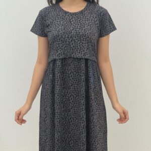 Leopard print Feeding Night dress