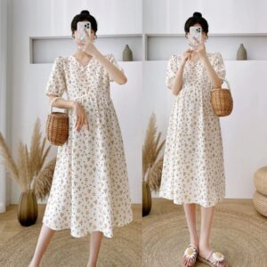 PetalEase Oversized Dress